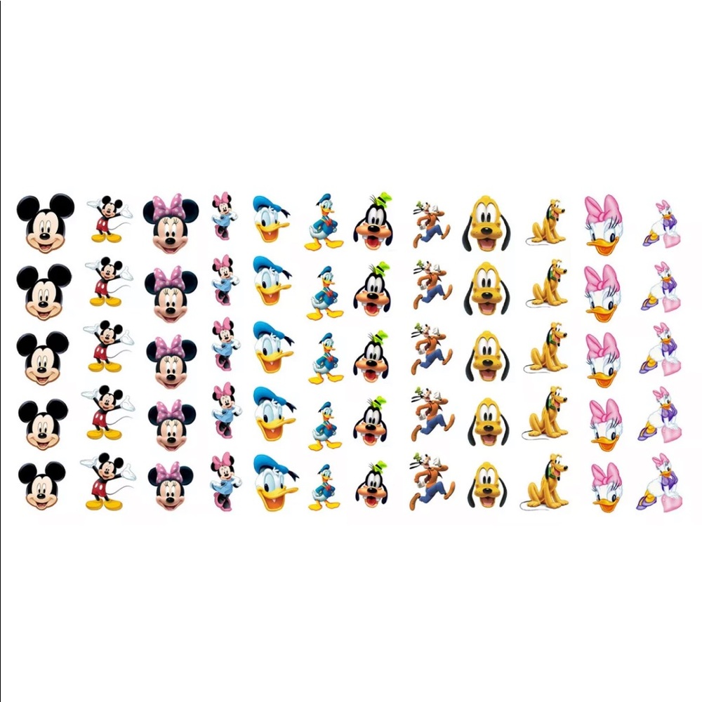 💌BO/GO$6 Mickey Minnie and friends Nail decals - Picture 2 of 3